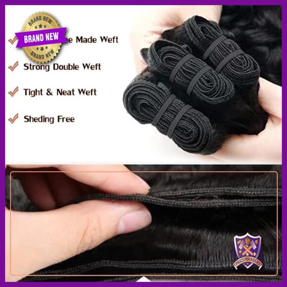 Water Wave Human Hair Bundles 16-20 Inch 100% Human Hair Quick Weave main image 5